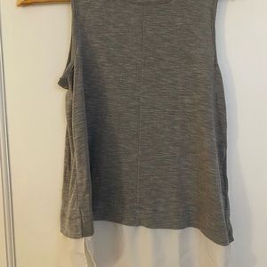 Gray tank/blouse